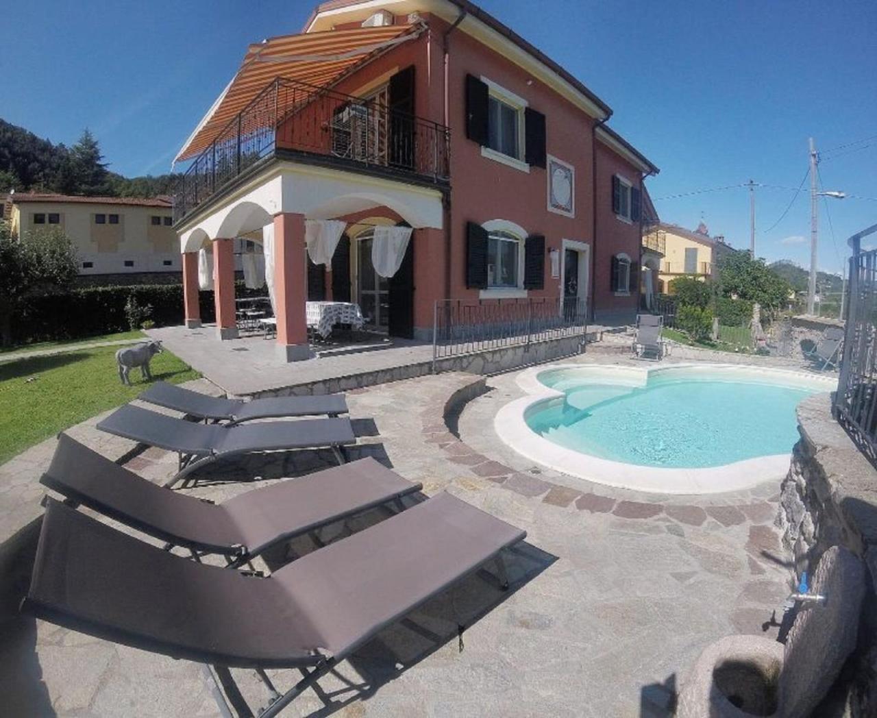 Villa Paola - Cinque Terre unica! pool e AC! Pignone Exterior foto